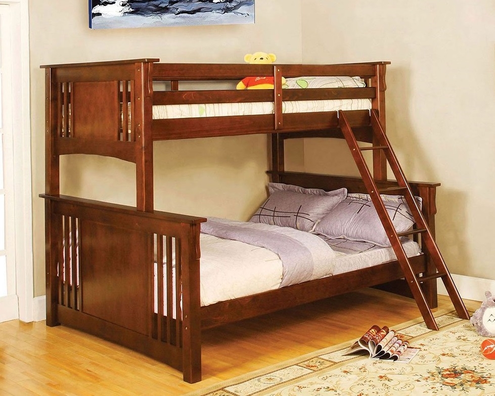Spring Creek Wood Bunk Bed, Twin/Full Size