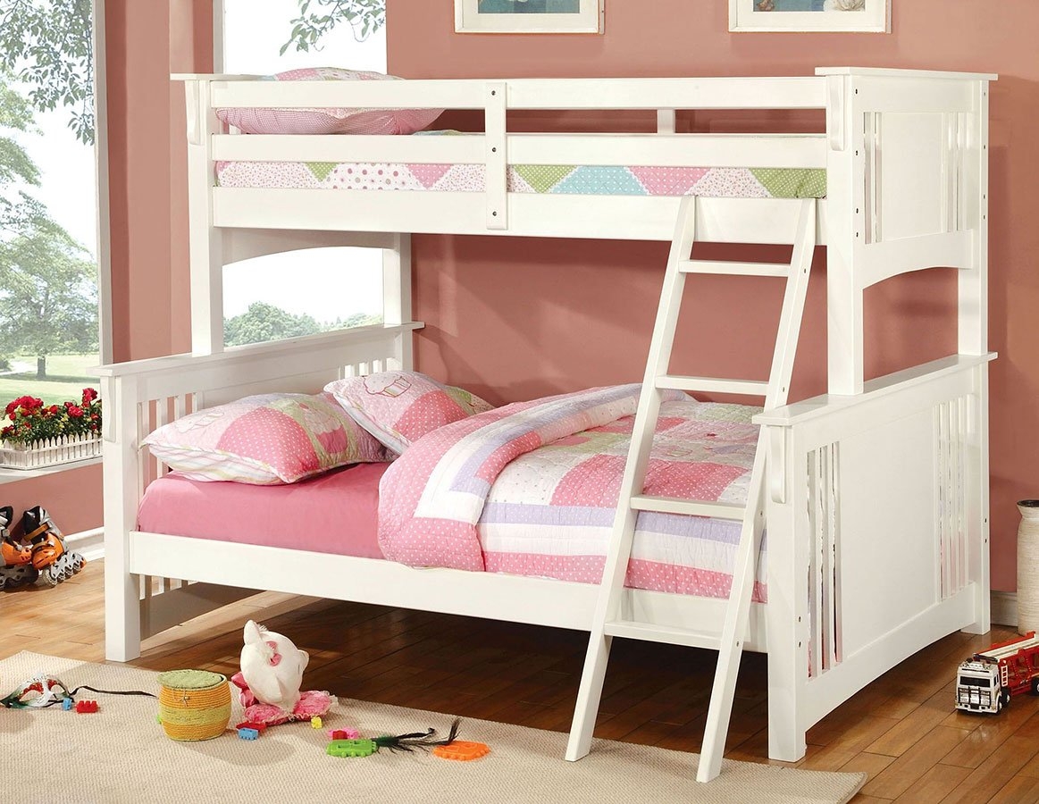 Spring Creek Wood Bunk Bed, Twin/Full Size