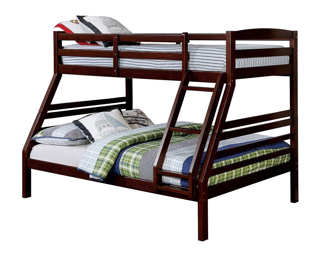 Elaine Wood Bunk Bed, Twin/Full Size