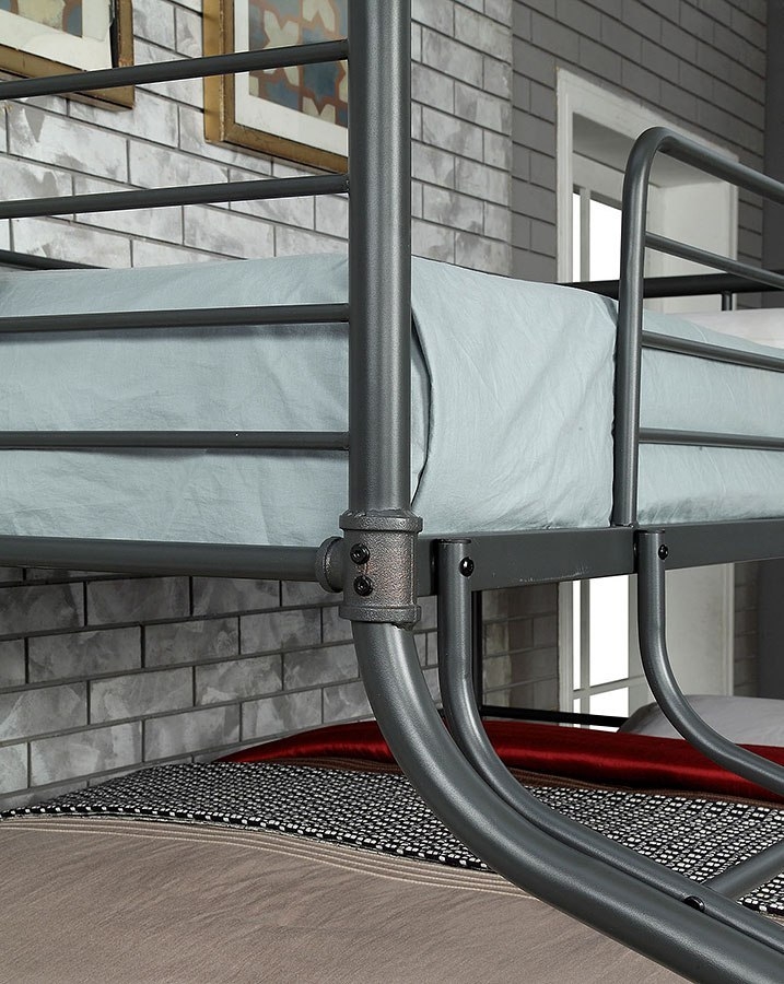 Olga Metal Triple Bunk Bed, Twin/Full/Queen Size