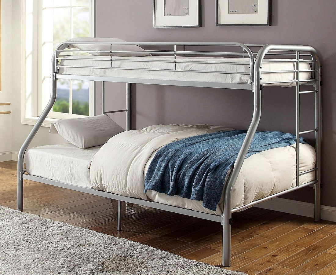 Opal Metal Bunk Bed, Twin/Full Size