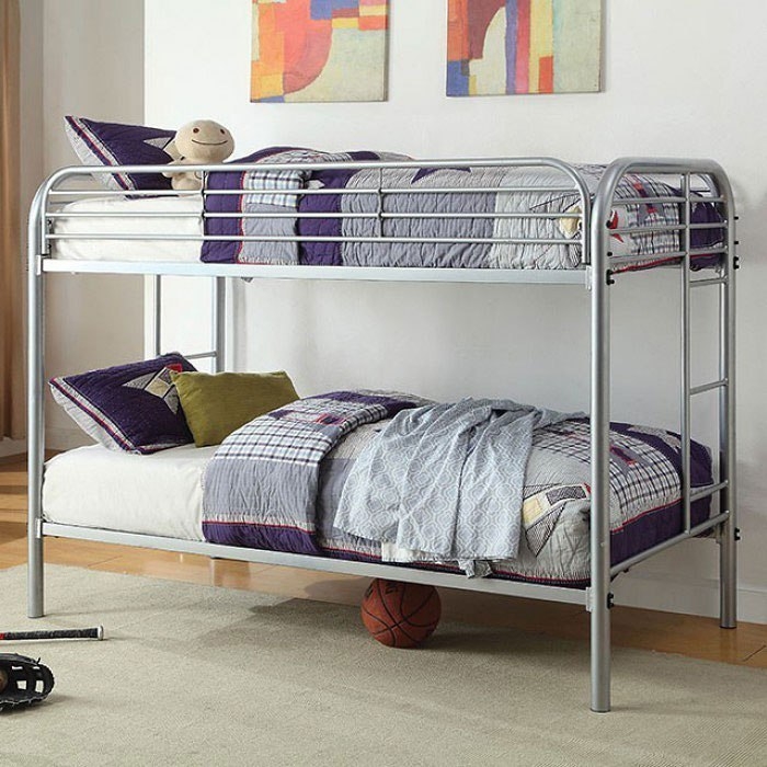 Opal Metal Bunk Bed, Twin Size