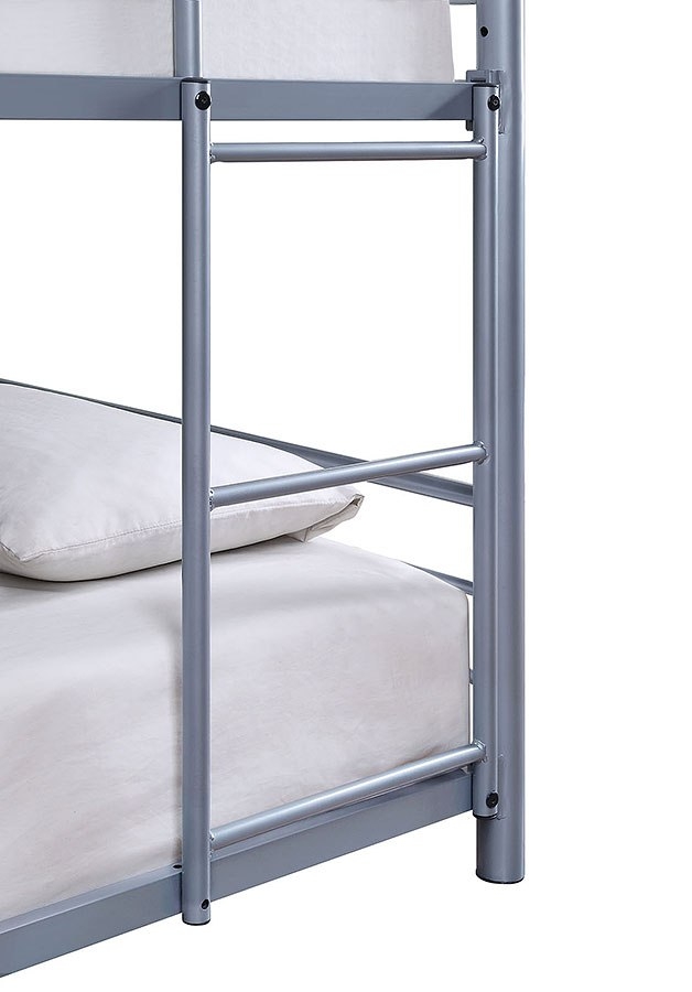 Opal Metal Triple Decker Bunk Bed, Twin Size