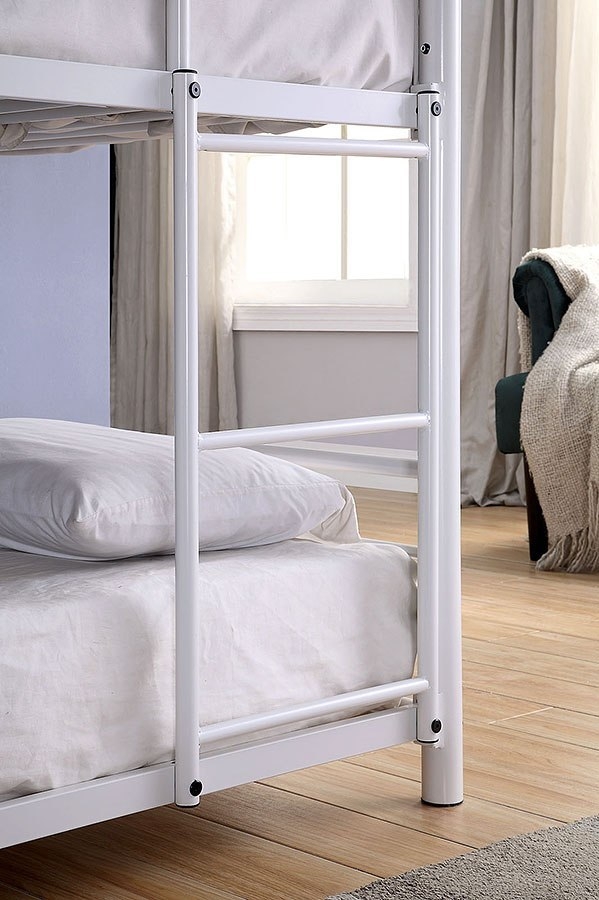 Opal Metal Triple Decker Bunk Bed, Twin Size