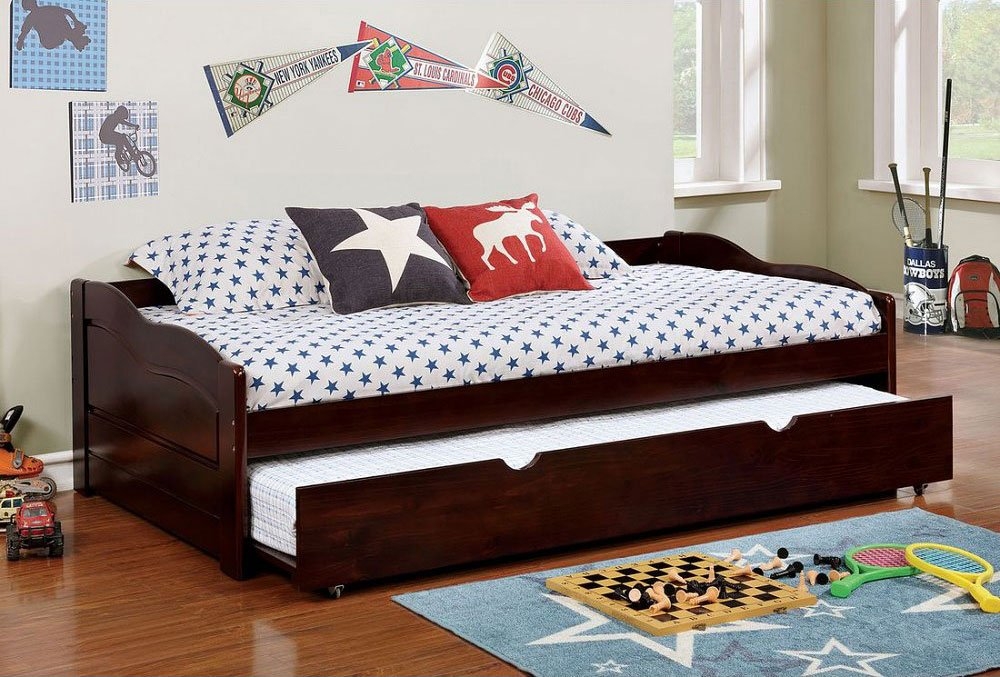 Sunset Wood Daybed w/Trundle, Twin Size