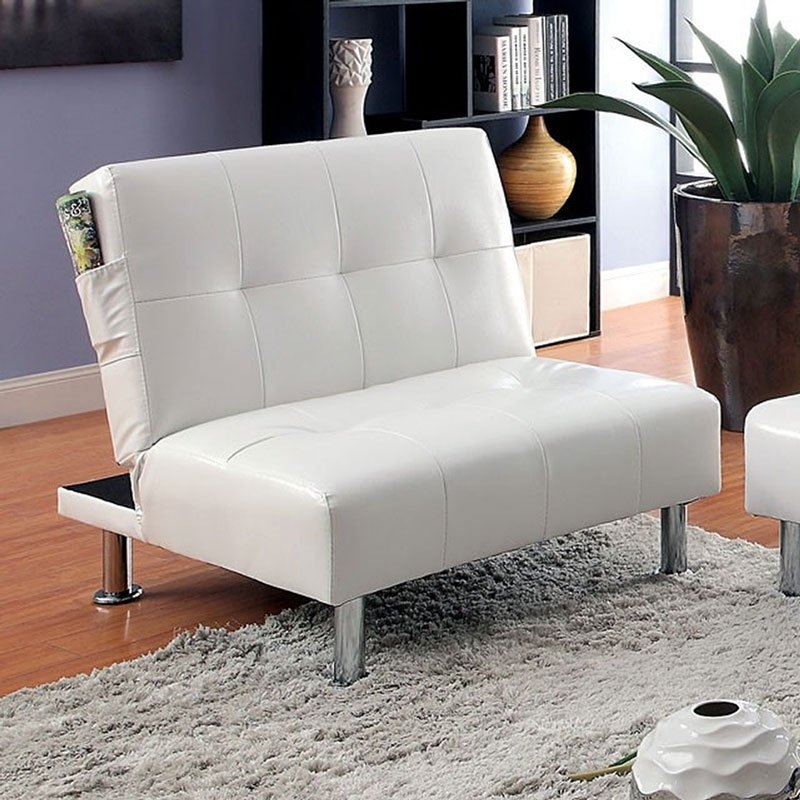 Bulle Leatherette Sleeper Chair