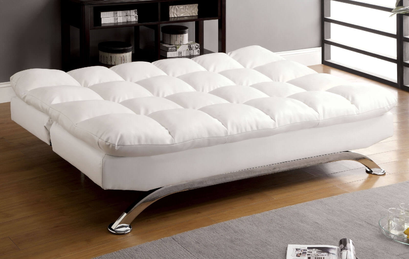 Aristo Leatherette Sleeper Sofa