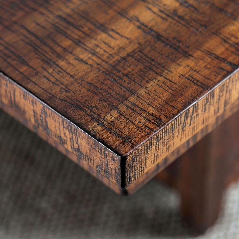 Wichita Wood Rectangular Storage Counter Height Table