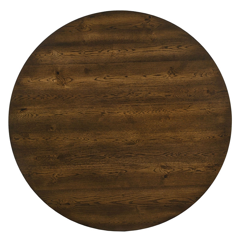 Buhl Wood Round Dining Table