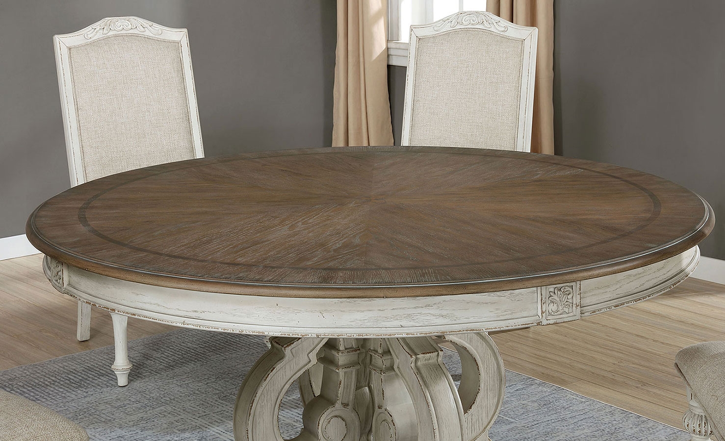 Arcadia Wood Round Dining Table