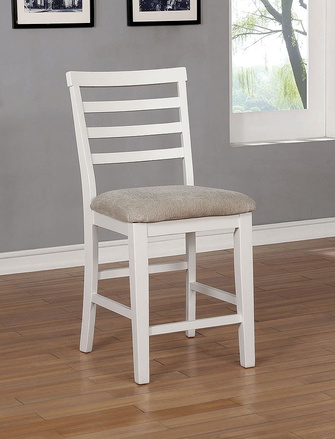 Kiana Fabric/Wood Counter Height Dining Chair, Set of 2