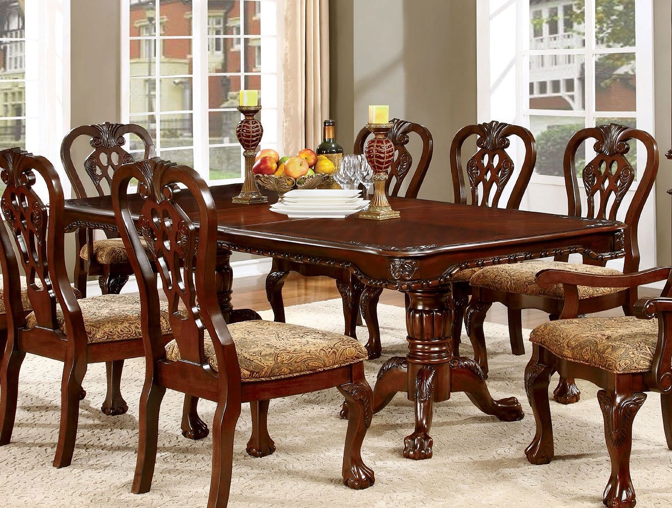 Elana Wood Extendable Dining Set