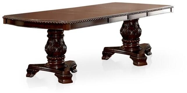 Bellagio Wood Rectangular Extendable Dining Table