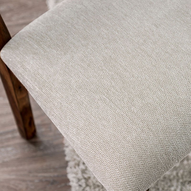 Signe Fabric/Wood Dining Side Chair, Set of 2