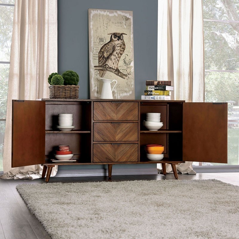 Signe Wood Server w/2 Doors & 3 Drawers