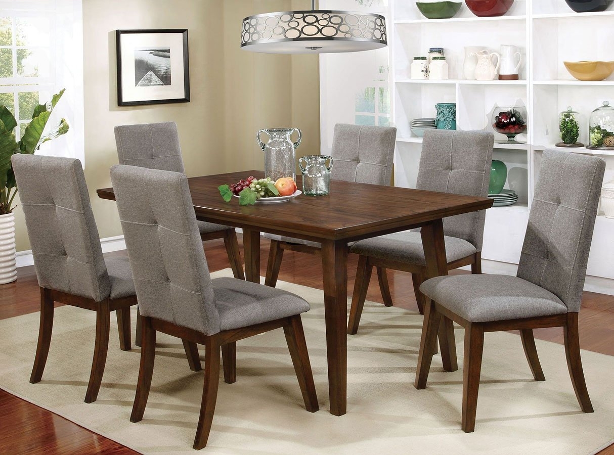 Abelone Wood Rectangular Dining Set