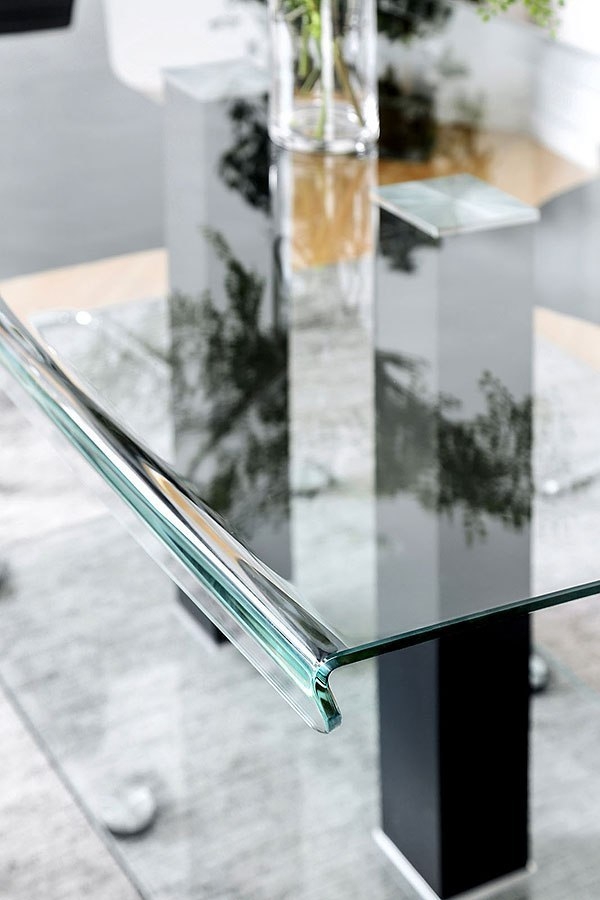 Richfield I Glass Rectangular Dining Table