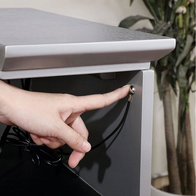 Alena Wine Storage Bar Table w/Light