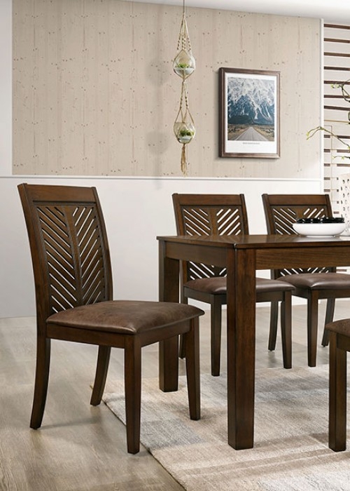 Garnett Wood Rectangular Dining Set