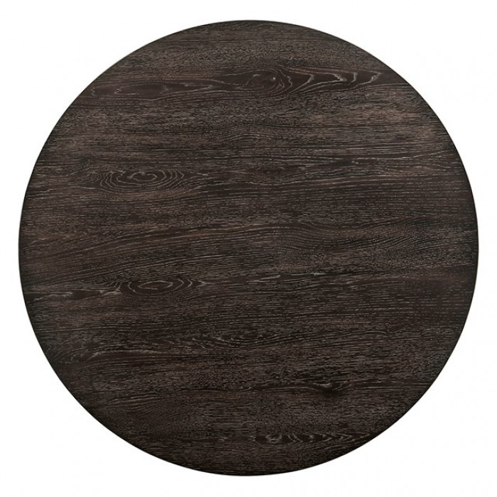 Haleigh Wood/Fabric Round Dining Set