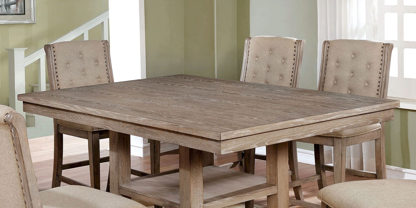 Ledyard Wood Storage Counter Set