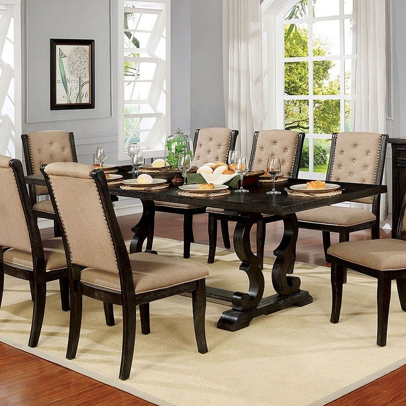 Patience Wood Rectangular Dining Table