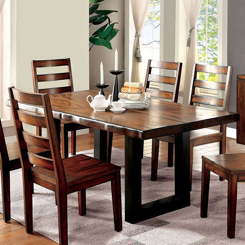 Maddison Wood Rectangular Dining Set