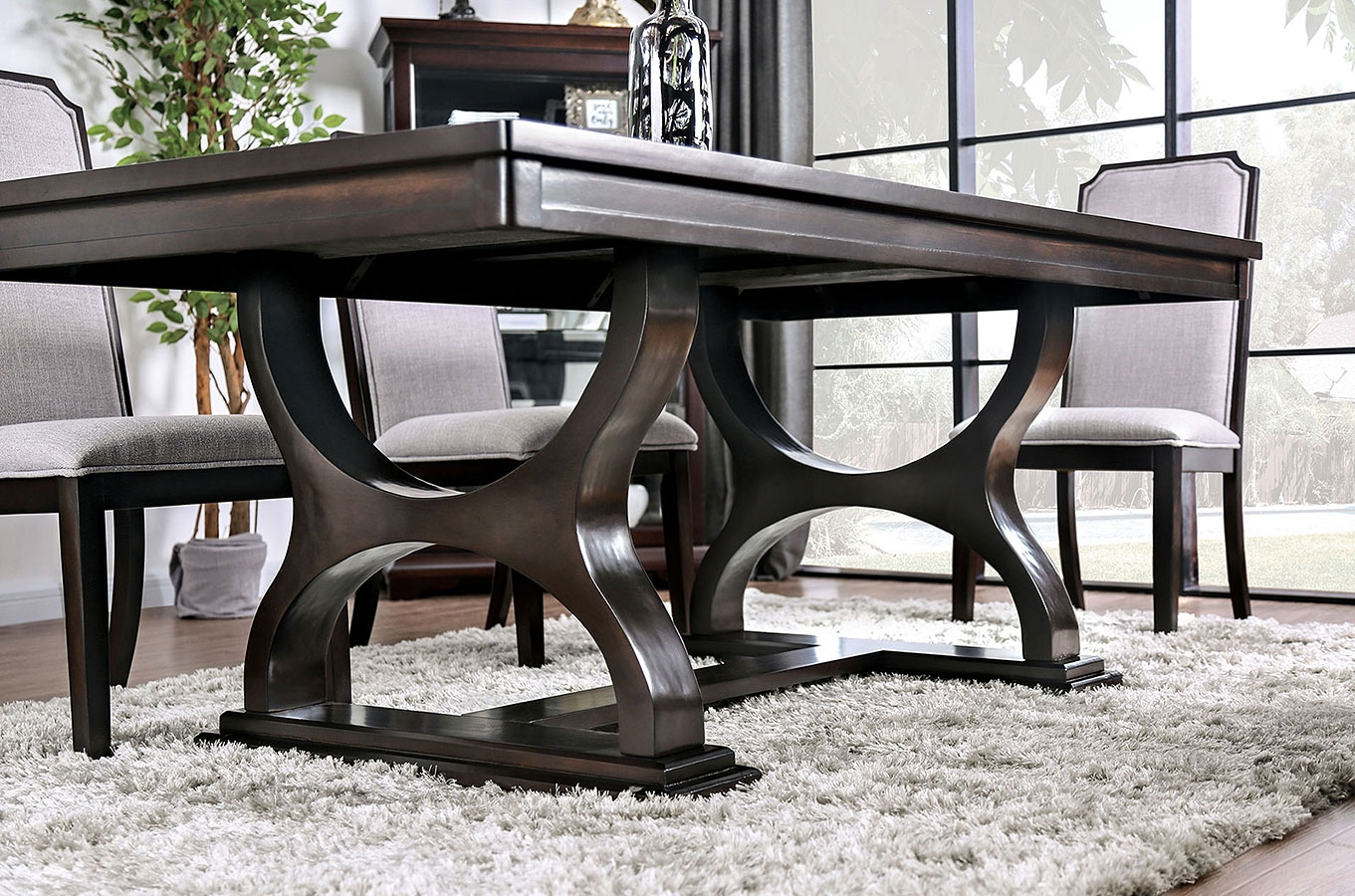 Gillam Wood Rectangular Dining Set