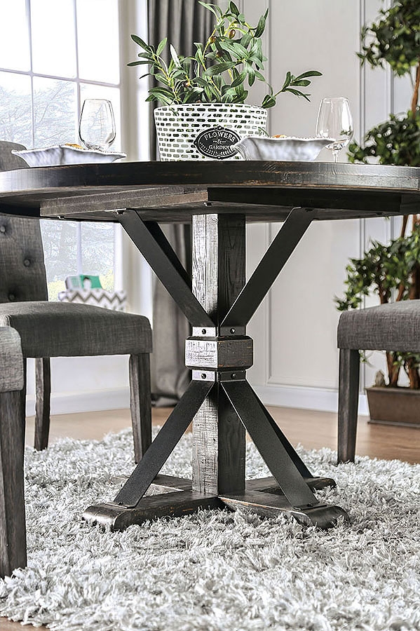 Alfred Wood Round Dining Table