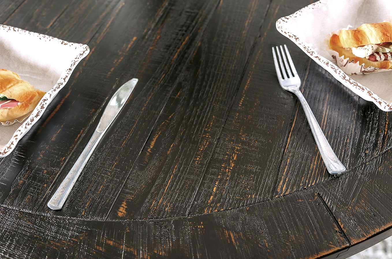 Alfred Wood Round Dining Table