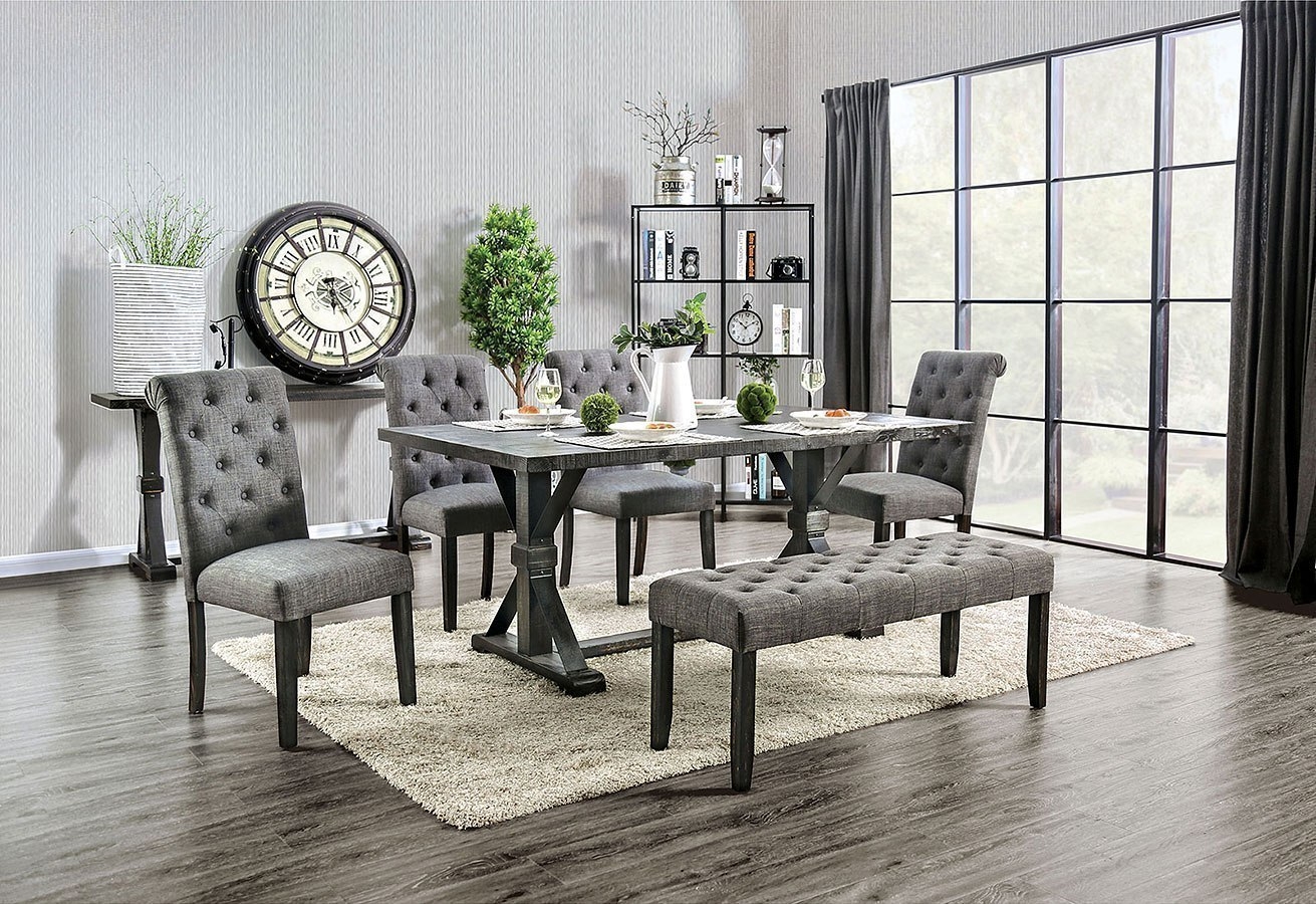 Alfred Wood Rectangular Dining Set