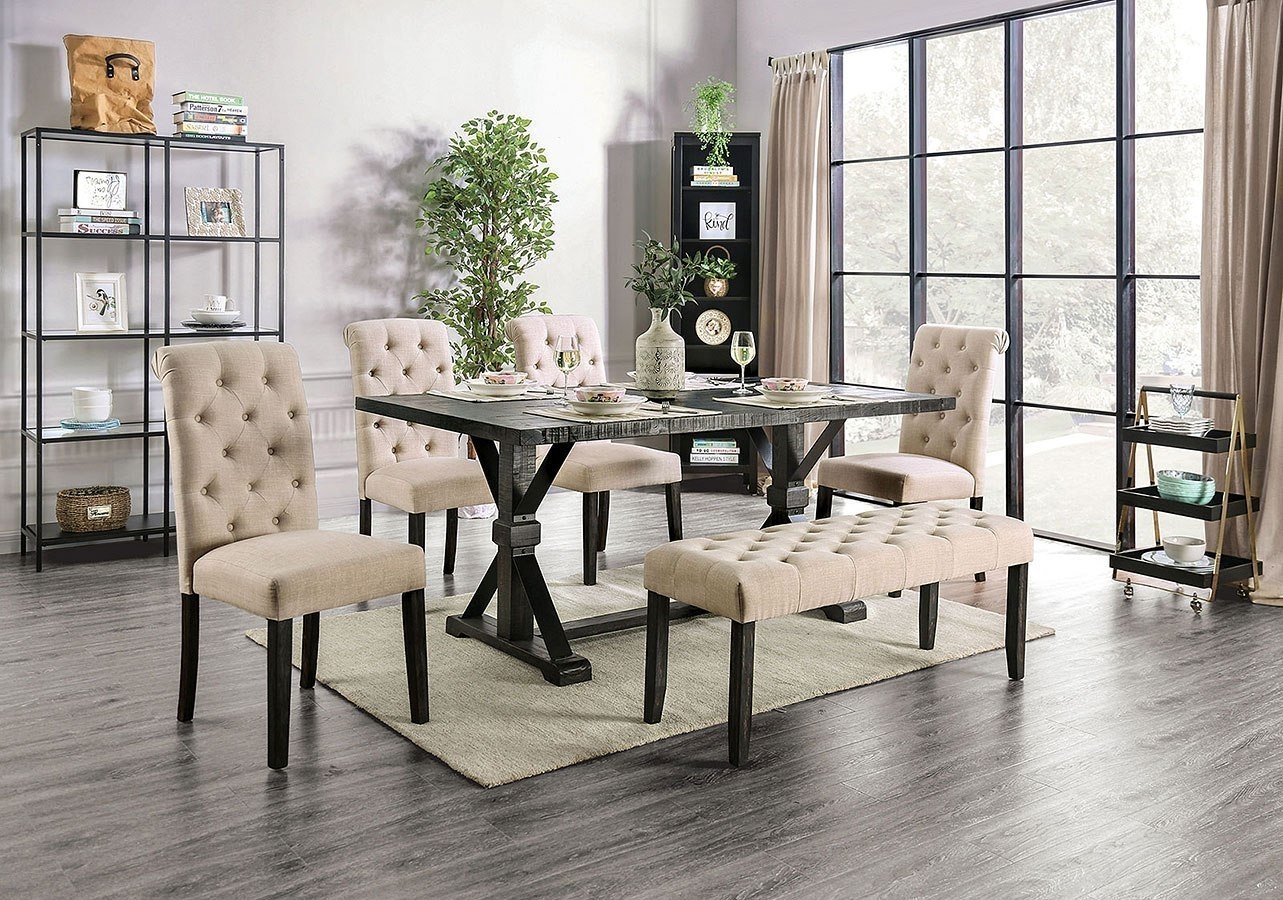 Alfred Wood Rectangular Dining Set