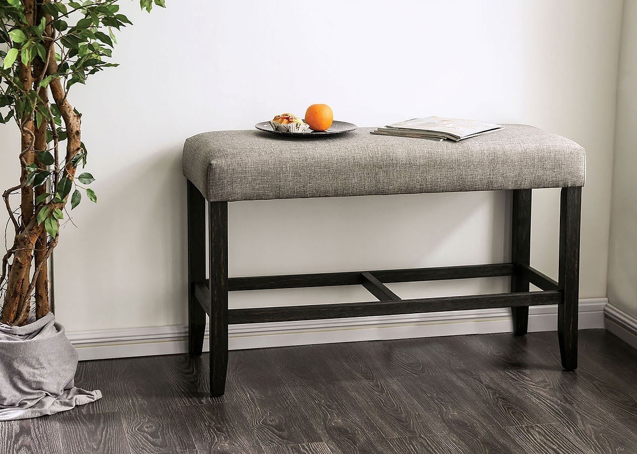 Brule Genuine Marble/Wood Counter Height Dining Set