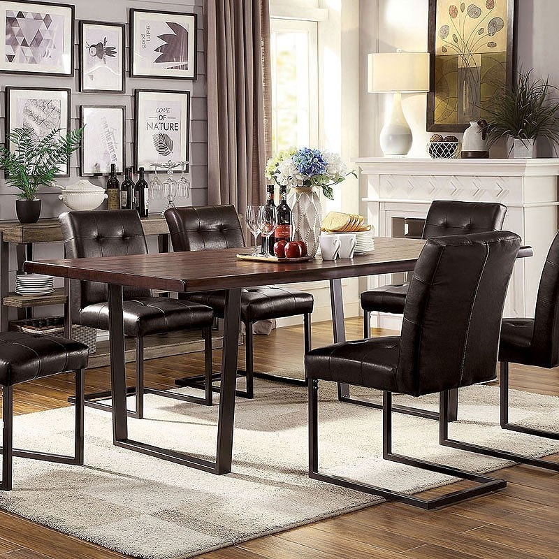 Pisek Wood/Metal Dining Set