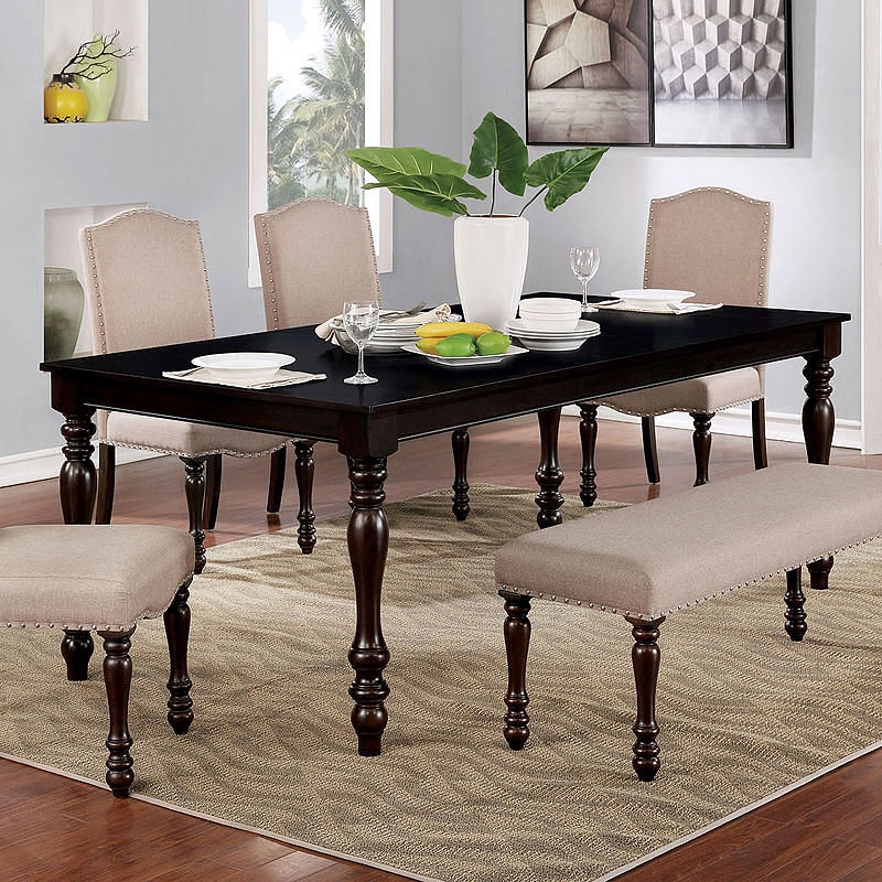Hilma Wood Extendable Dining Set