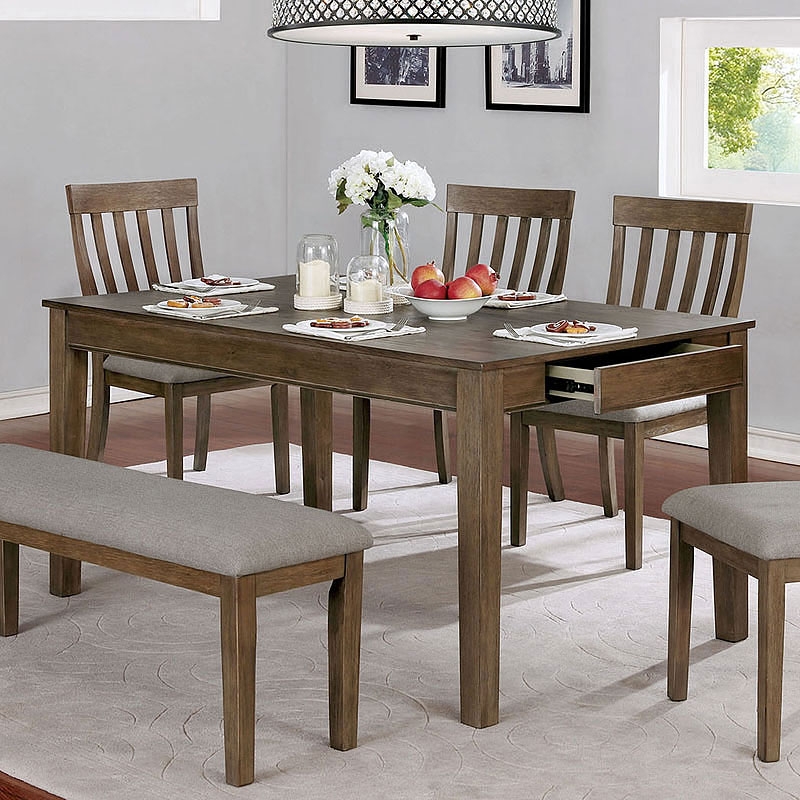 Astilbe Wood Storage Dining Set