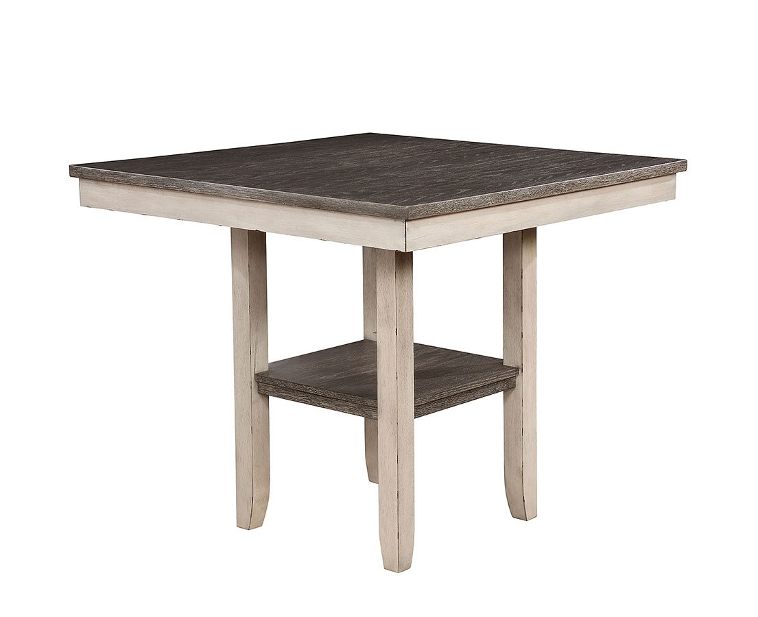 Ann 5-Piece Fabric/Wood Square Counter Height Dining Set