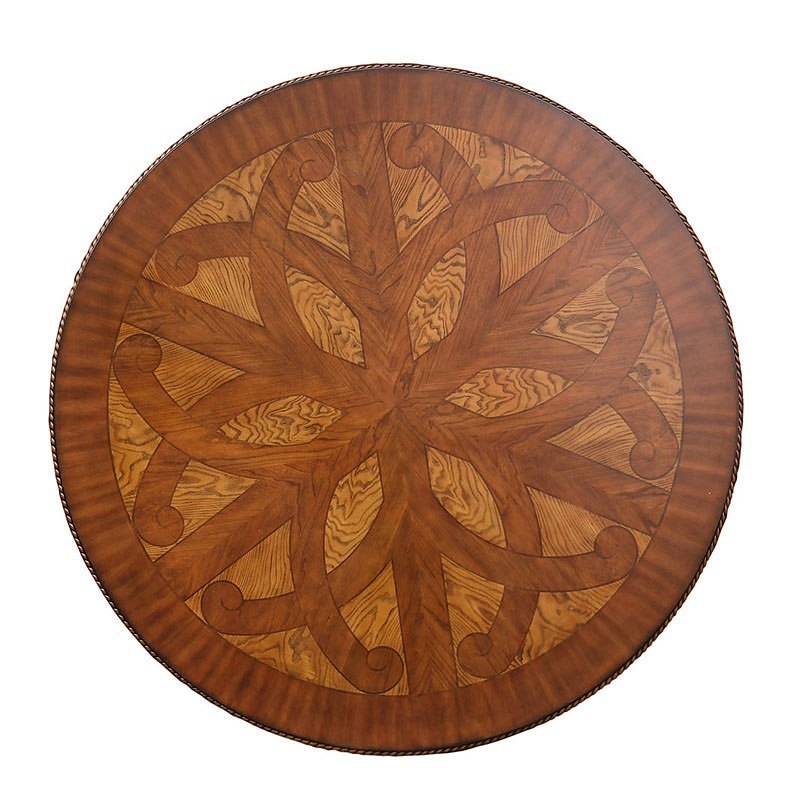 Lucie Wood Round Dining Table
