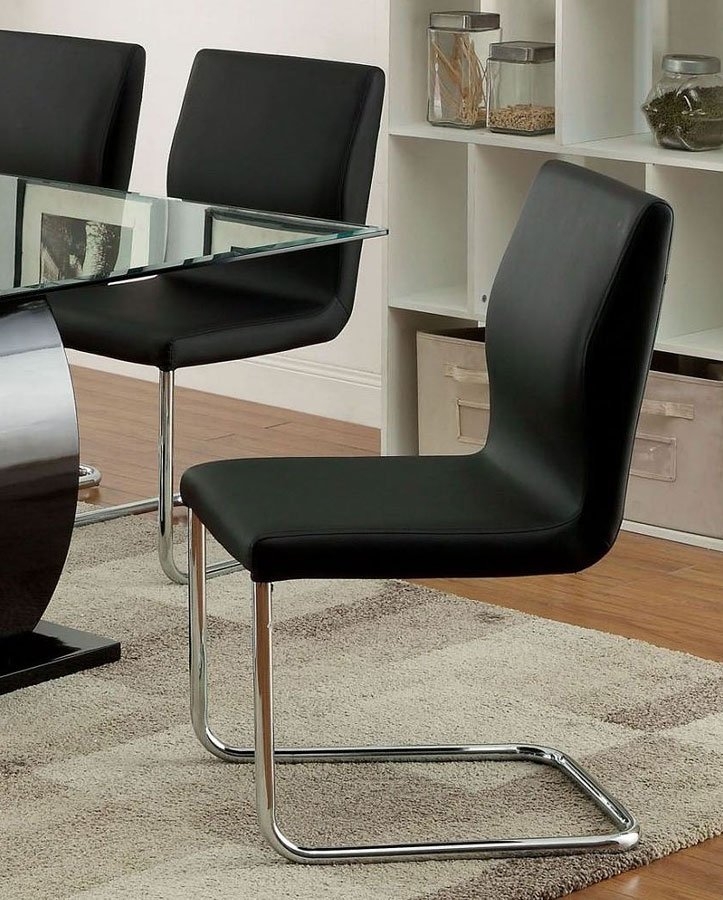 Lodia I Glass Round Dining Set