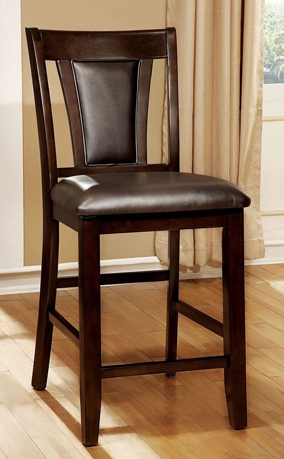 Brent Wood Square Counter Height Set