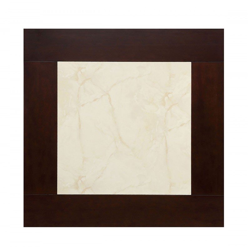Brent Wood/Faux Marble Counter Height Table