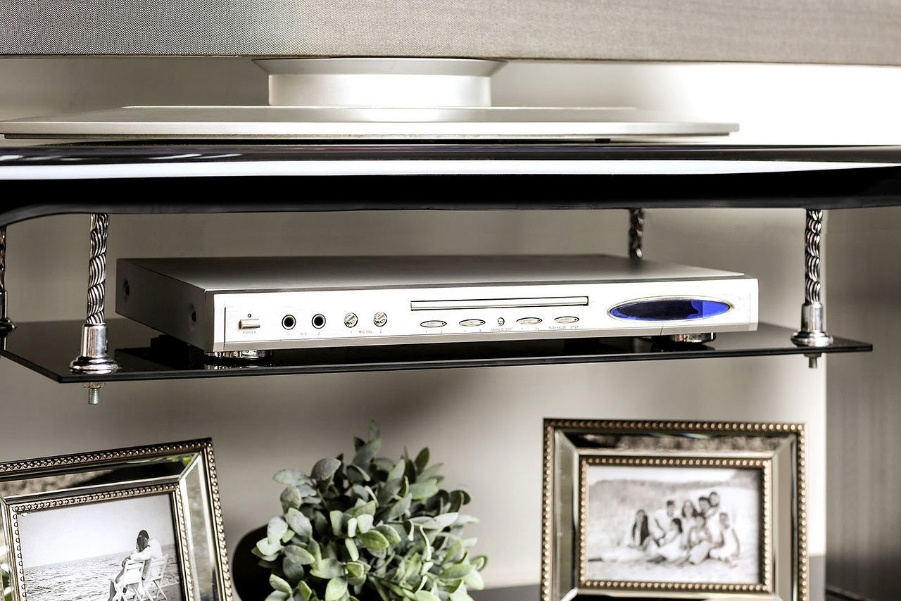 Dietrich 60" Glass/Metal TV Console