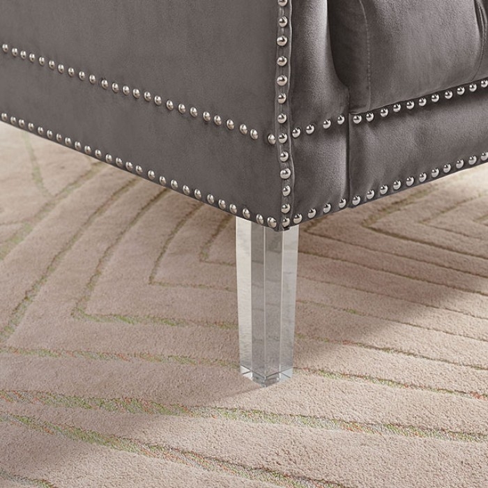 Franceschi Fabric Tufted Living Room Set