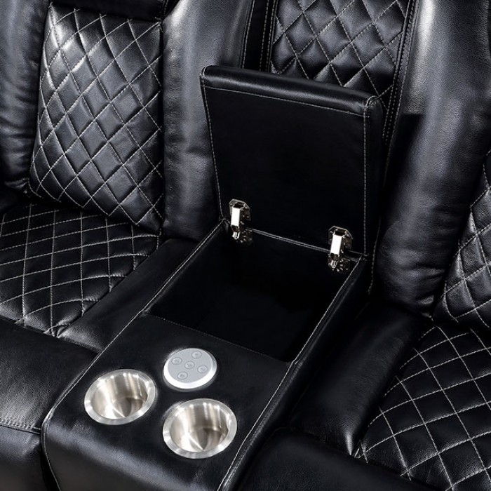 Lubeck Leatherette Power Reclining Living Room Set