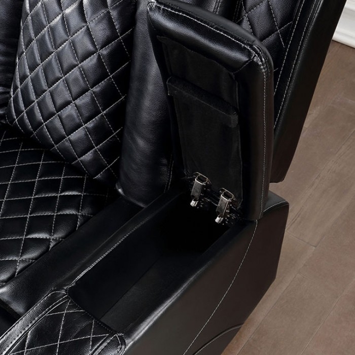 Lubeck Leatherette Power Reclining Loveseat