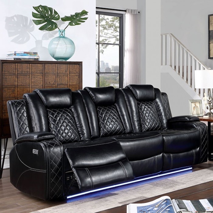 Lubeck Leatherette Power Reclining Living Room Set
