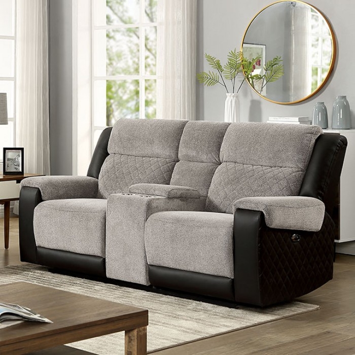 Silverton Fabric/Leatherette Power Reclining Living Room Set