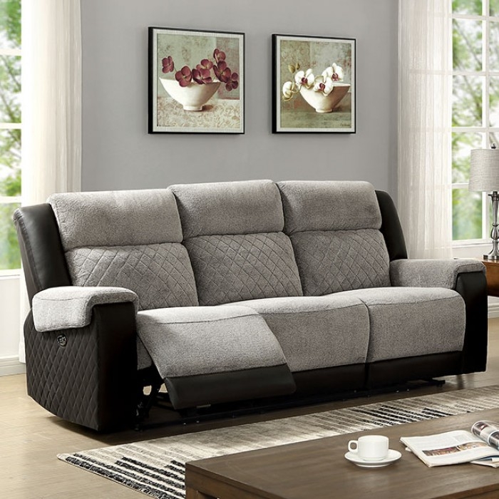 Silverton Fabric/Leatherette Power Reclining Living Room Set