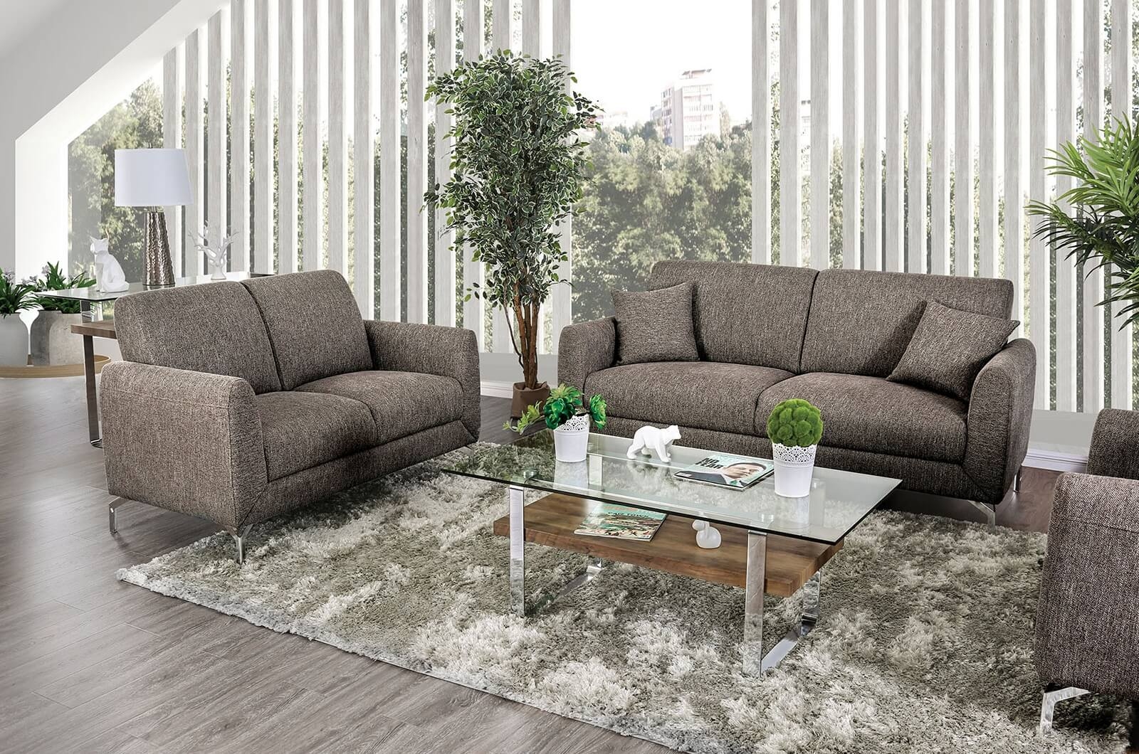 Lauritz Fabric Living Room Set