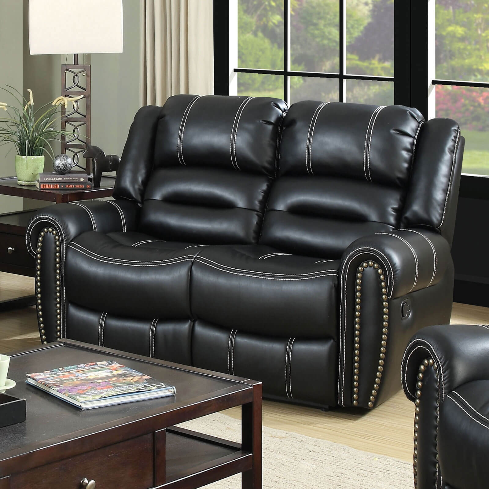 Frederick Leatherette Reclining Living Room Set